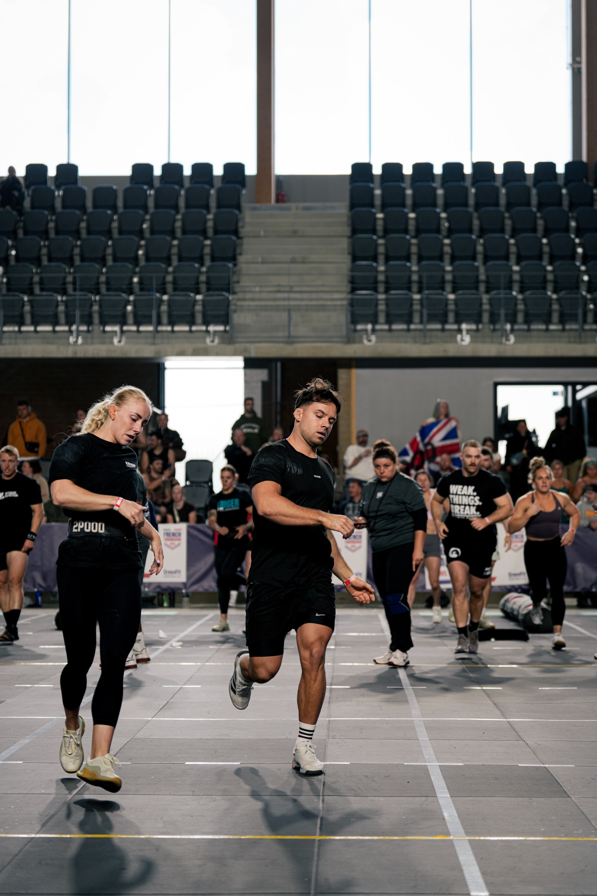 Athletes competing at French Throwdown