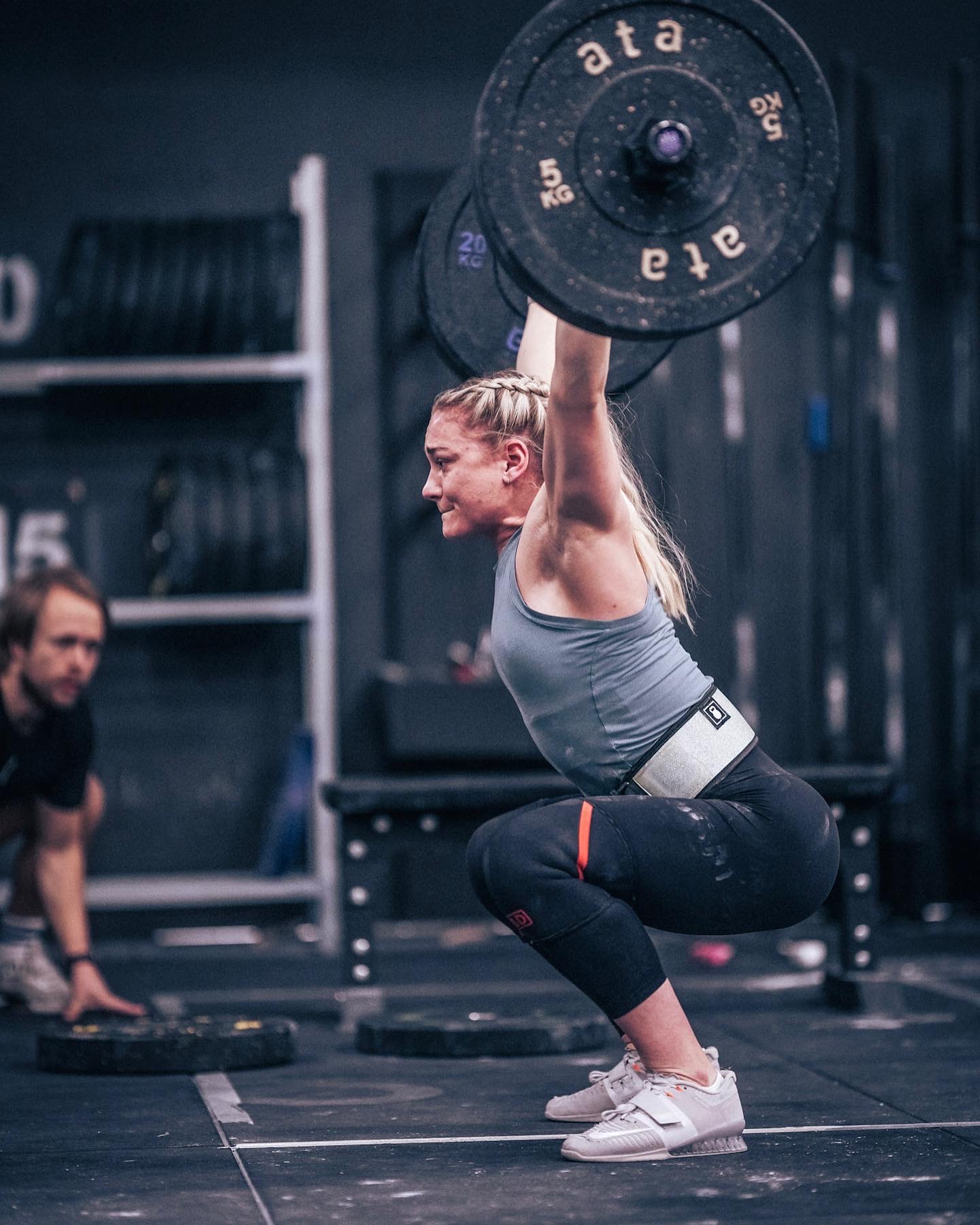 Lena squat snatch in training